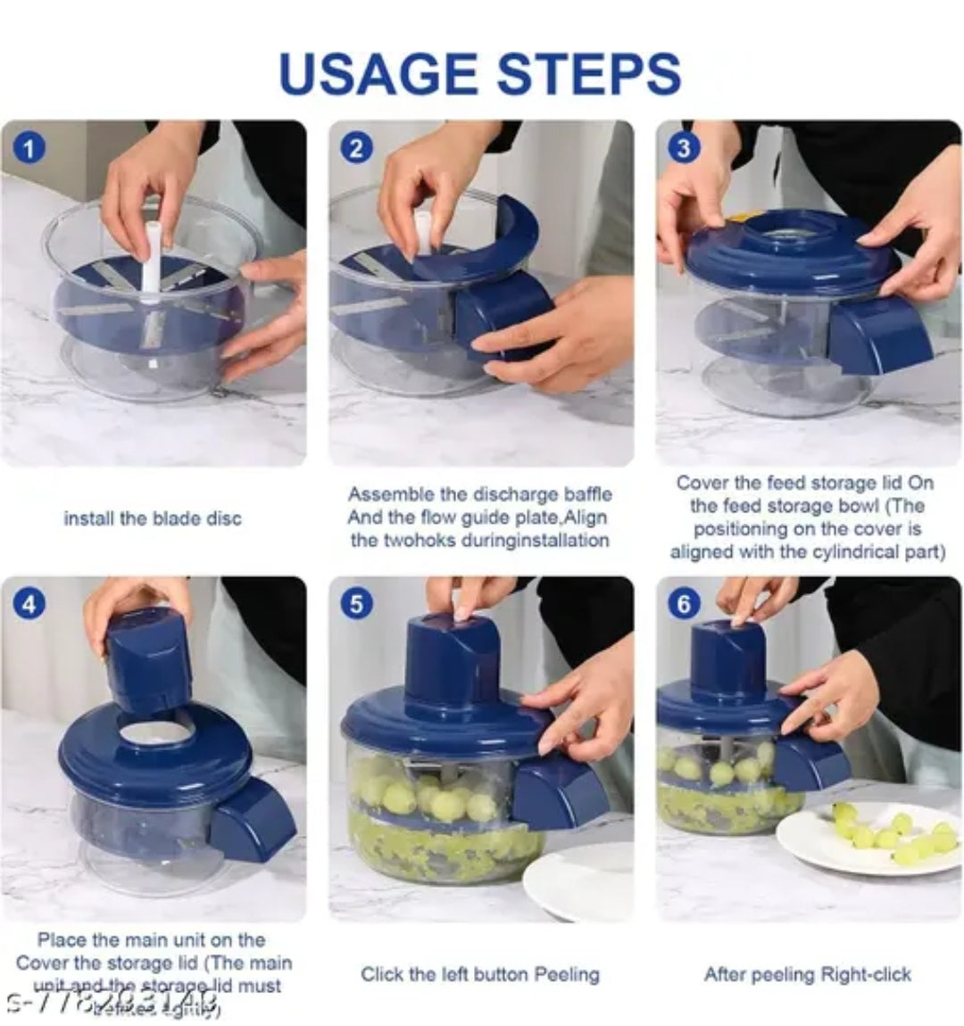 Electric Automatic Fruit Peeler Machine | Garlic & Grape Peeler | 5-Blade Tomato Skin Remover | Fast Small Fruit Peeling Tool | 50W High-Power 1300mAh Rechargeable Kitchen Peeler.           Rating = 4.5