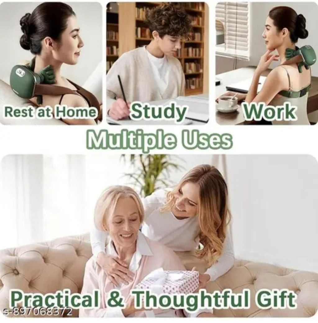 Electric Handheld Body Massager

Portable Deep Tissue 

Tool with Heat Therapy - Ergonomic Cordless Stress Relief for Neck, Back, Shoulders, and Legs.