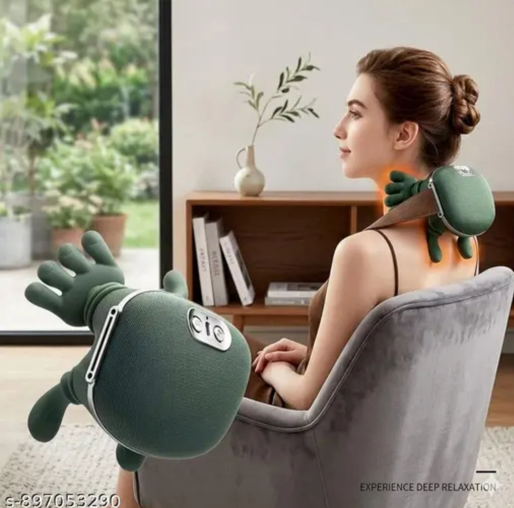 Electric Handheld Body Massager

Portable Deep Tissue 

Tool with Heat Therapy - Ergonomic Cordless Stress Relief for Neck, Back, Shoulders, and Legs.